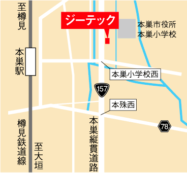 トータルリペア　ジーテックの地図